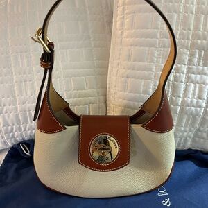 New Dooney and Bourke Leather Hobo Bone Color